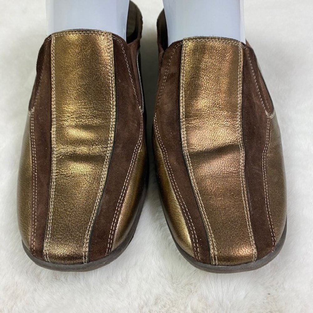 Sesto Meucci Leather Mules, size 9 - Picture 3 of 12